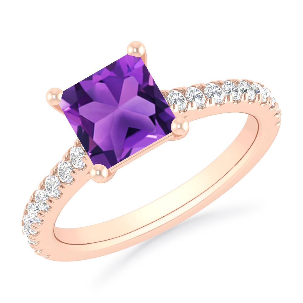 Rose Gold - Amethyst