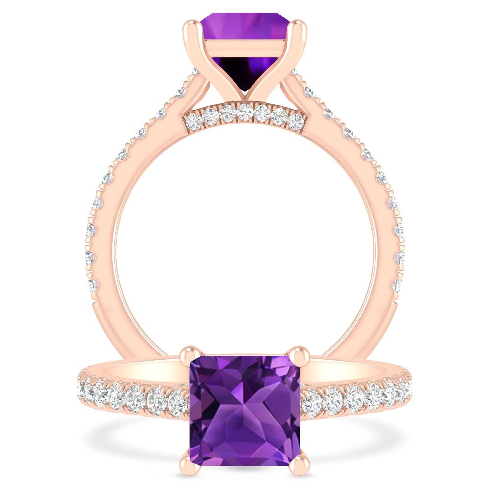 Rose Gold - Amethyst