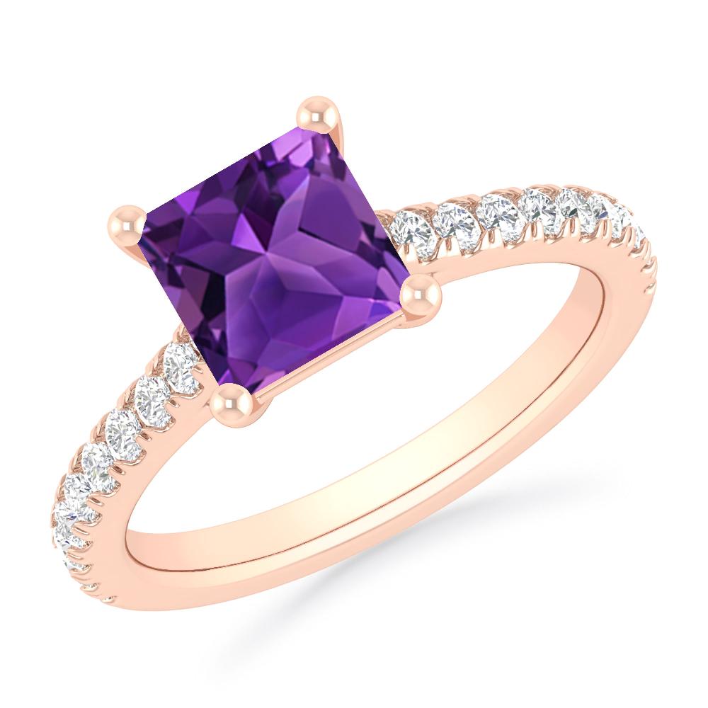 Rose Gold - Amethyst