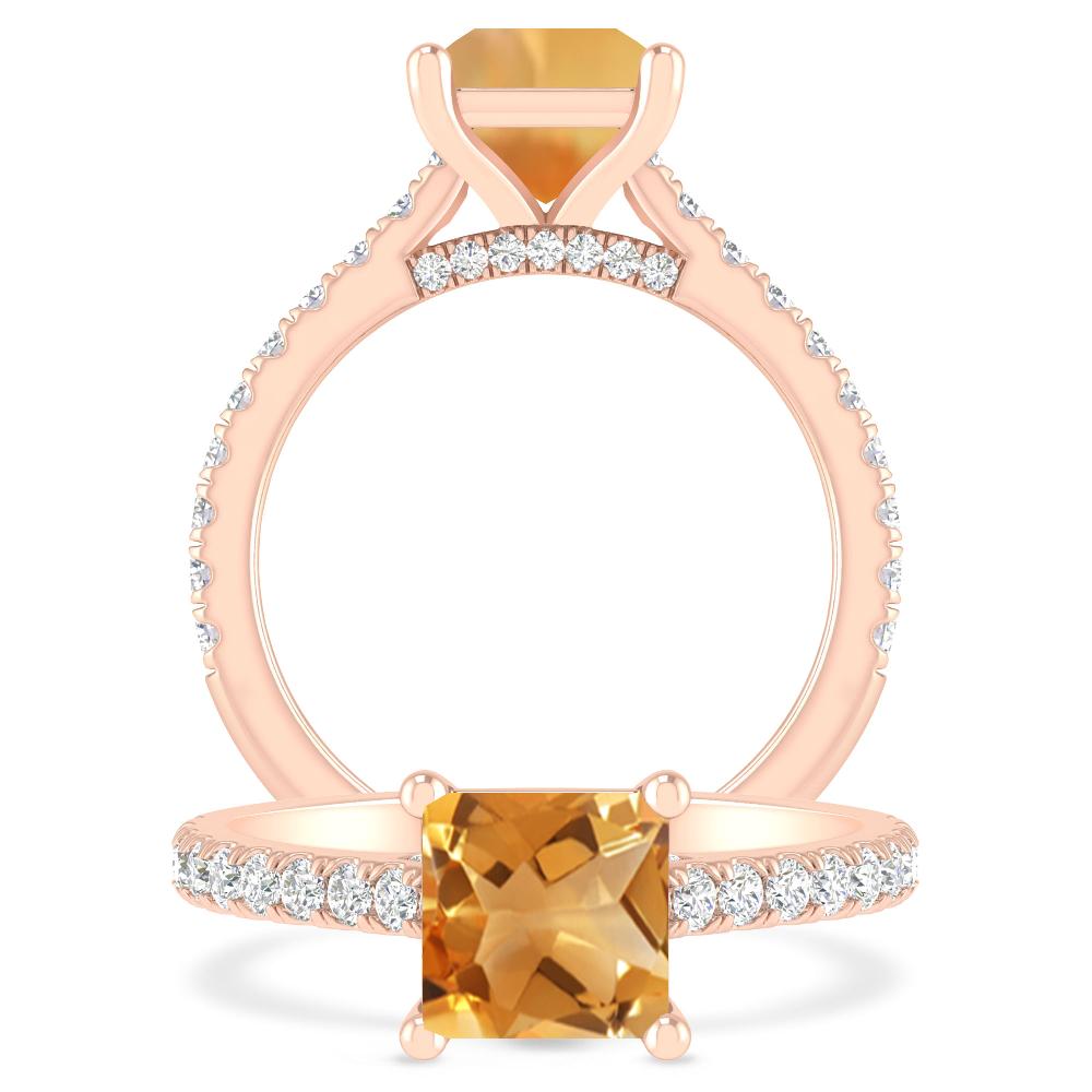 Rose Gold - Citrine