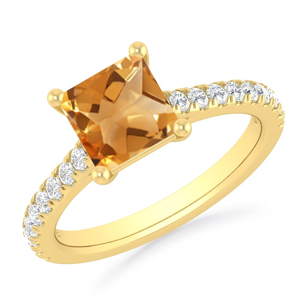 Yellow Gold - Citrine