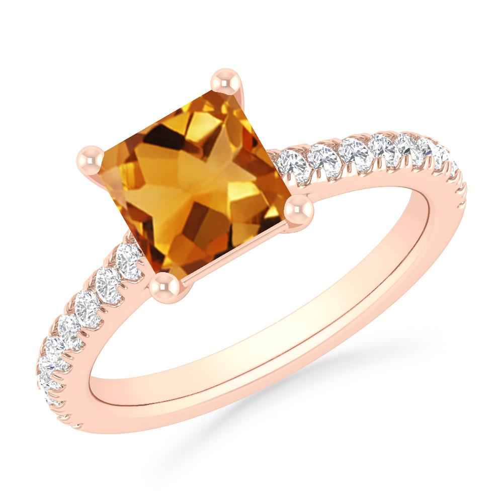 Rose Gold - Citrine