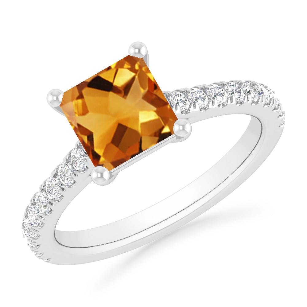 White Gold - Citrine