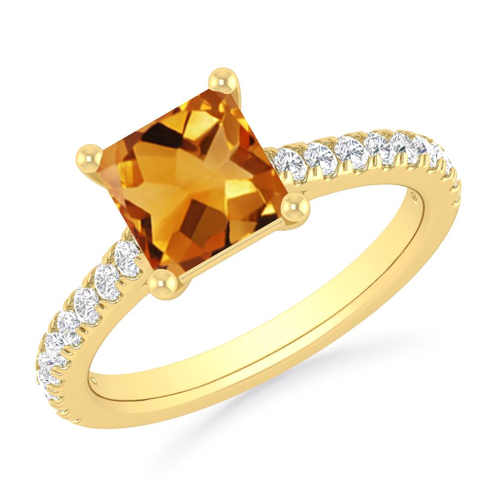 Yellow Gold - Citrine