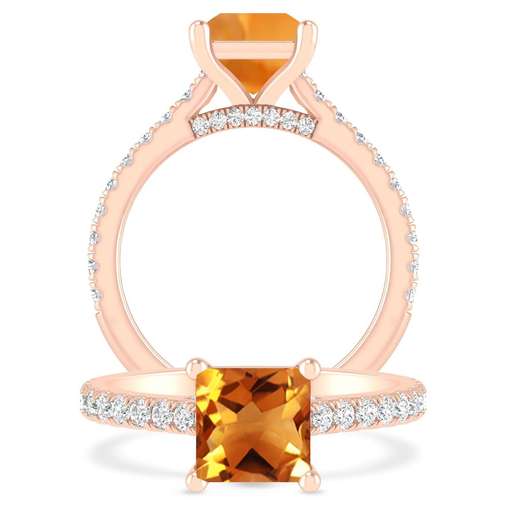 Rose Gold - Citrine