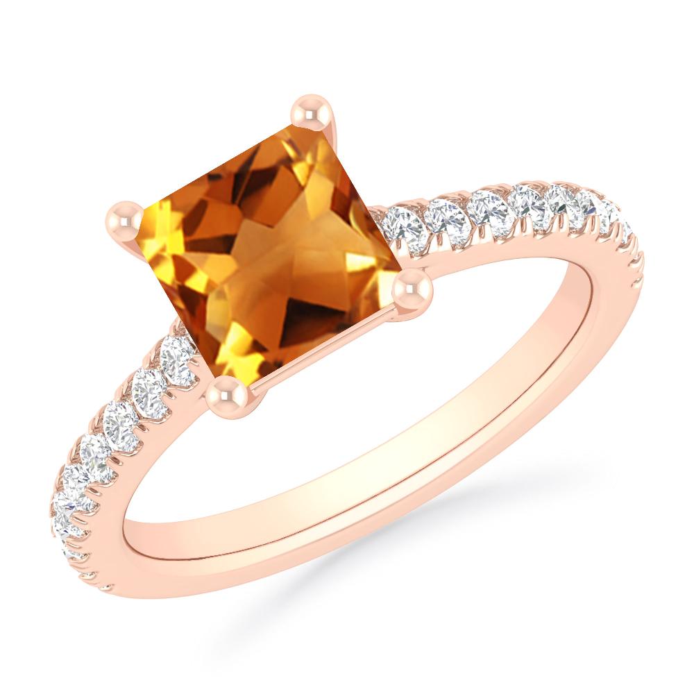 Rose Gold - Citrine