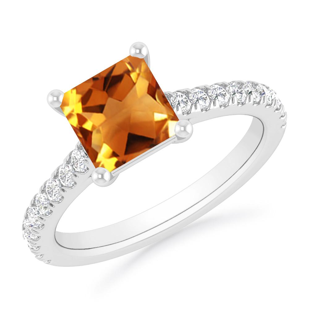 White Gold - Citrine