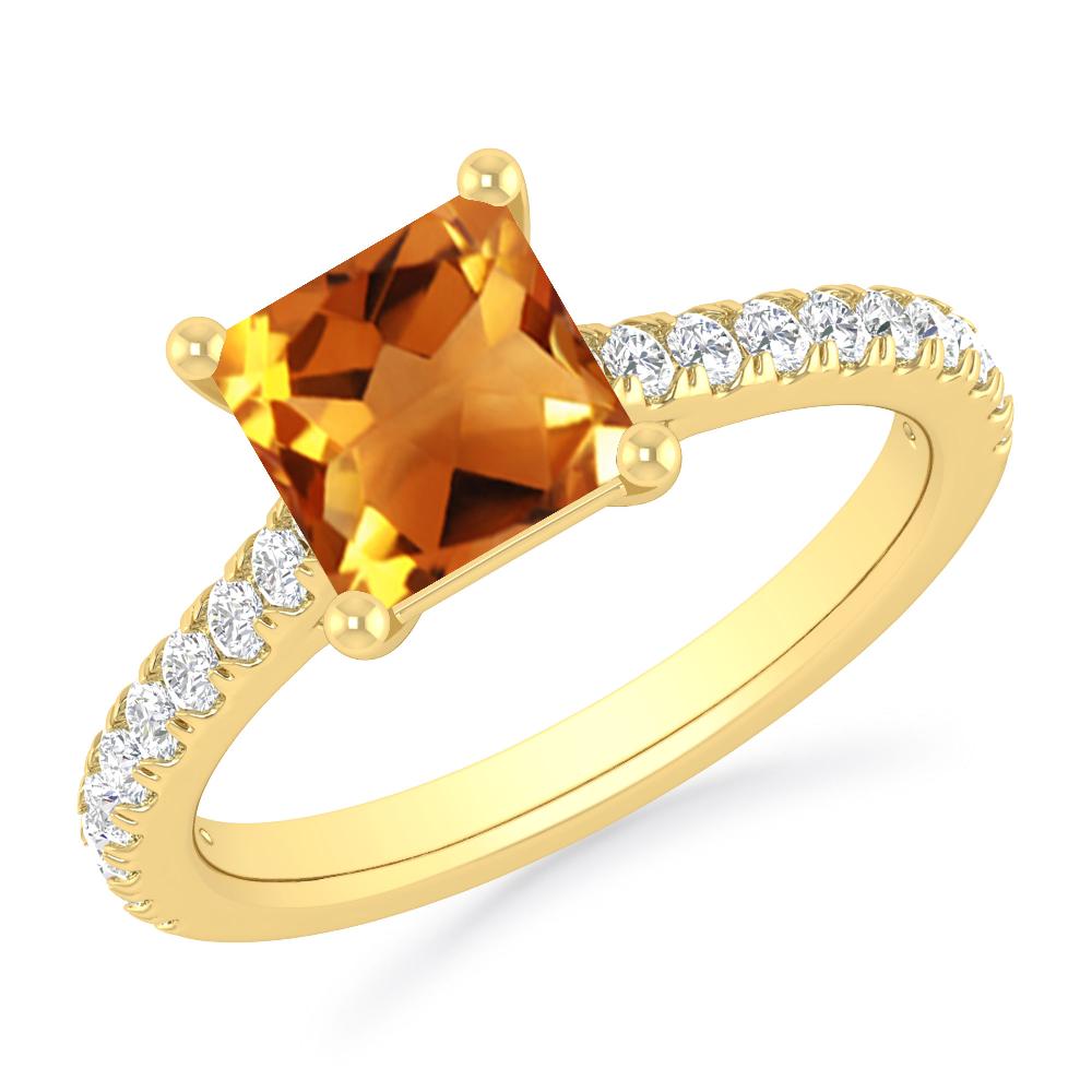 Yellow Gold - Citrine