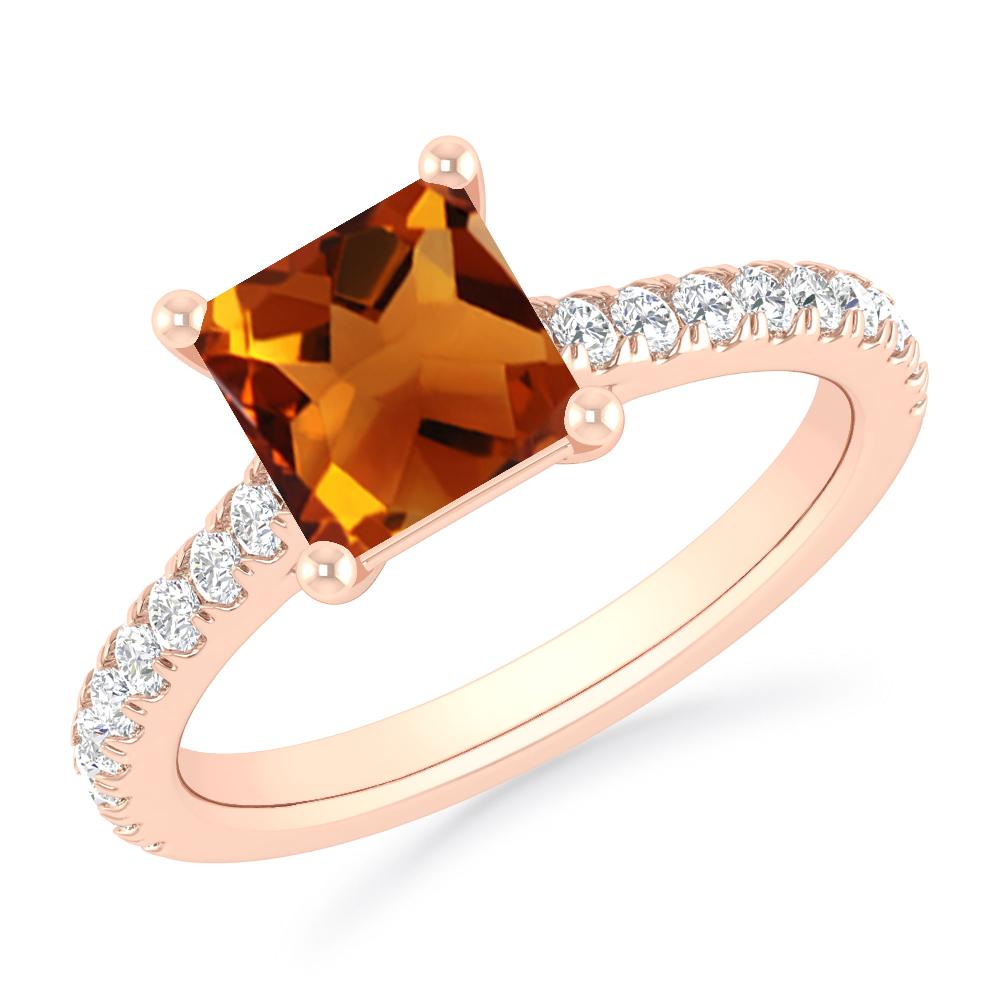 Rose Gold - Citrine