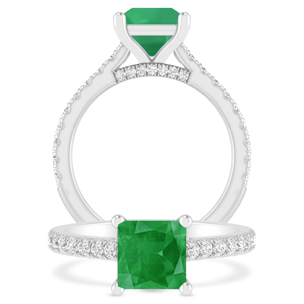 White Gold - Emerald