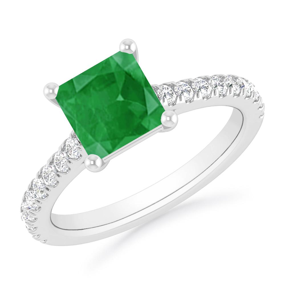 White Gold - Emerald