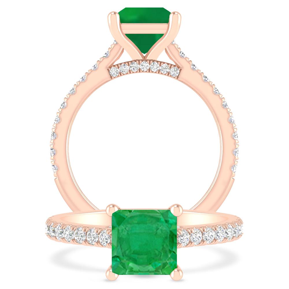 Rose Gold - Emerald