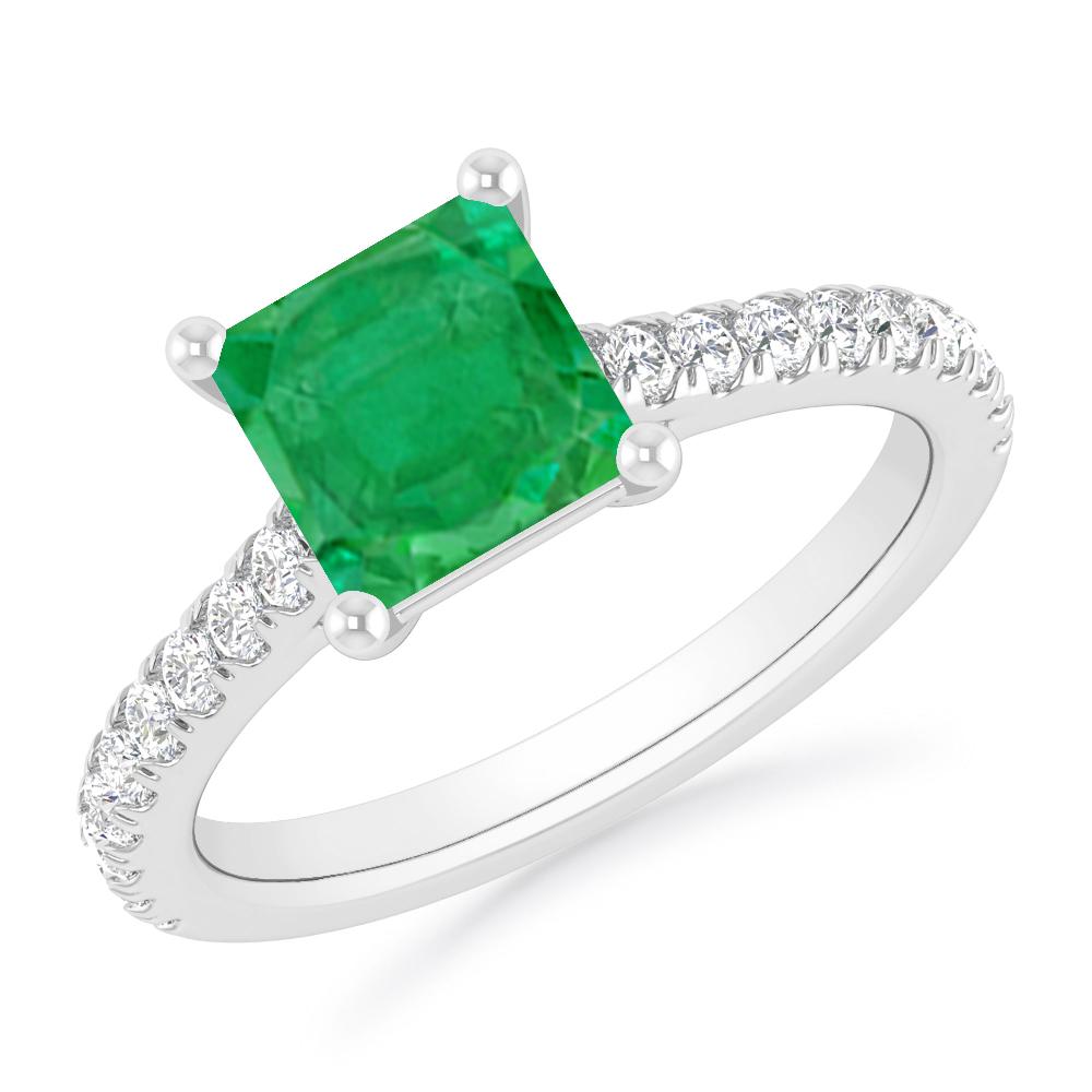 White Gold - Emerald