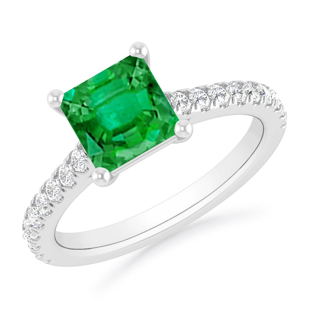 White Gold - Emerald