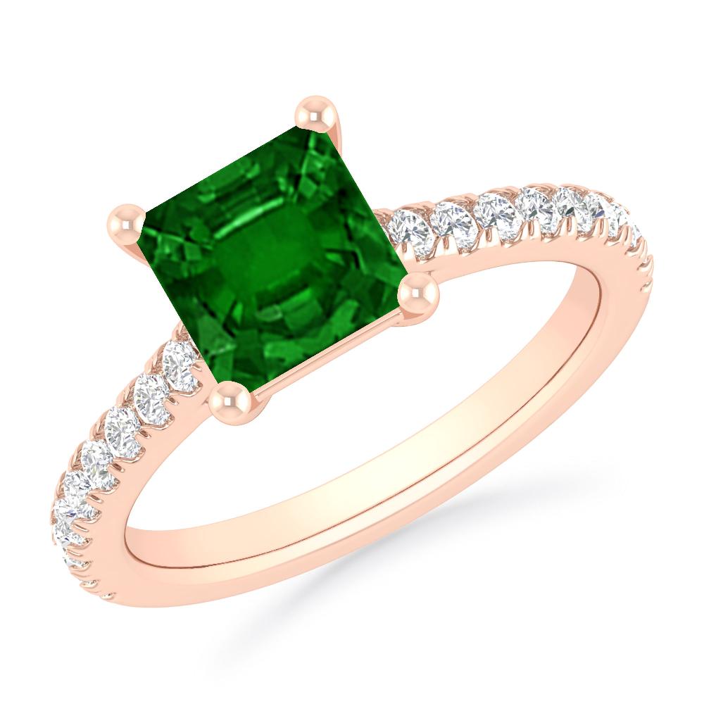 Rose Gold - Emerald