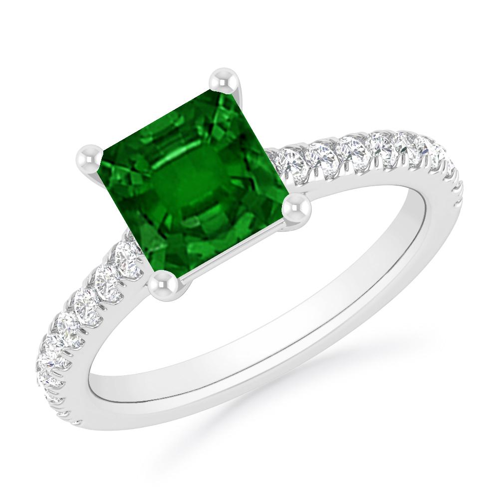 White Gold - Emerald