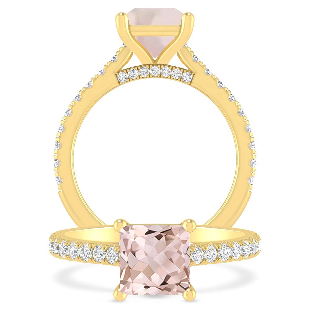 Yellow Gold - Morganite