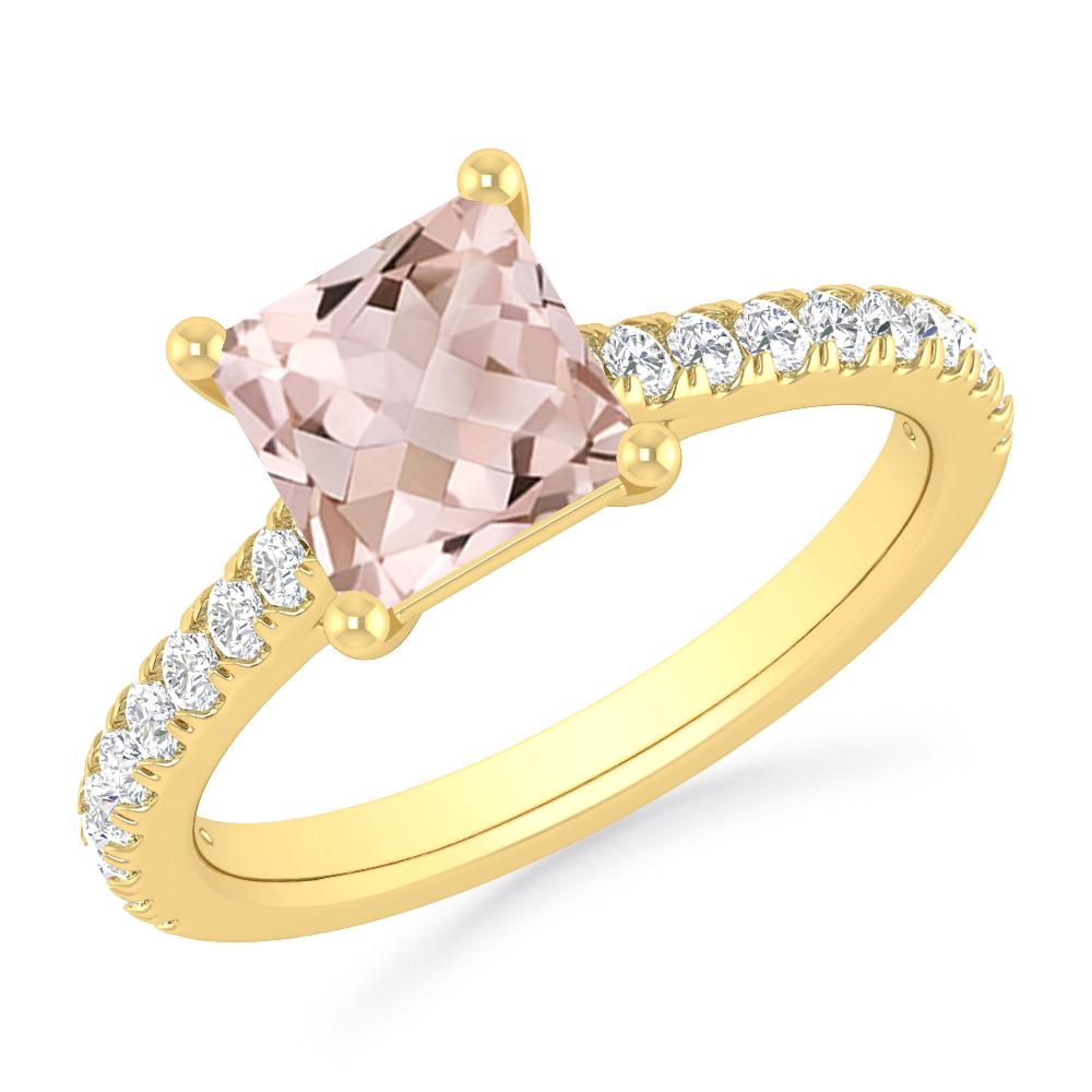 Yellow Gold - Morganite