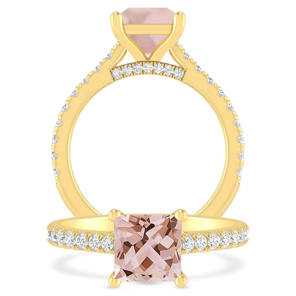 Yellow Gold - Morganite