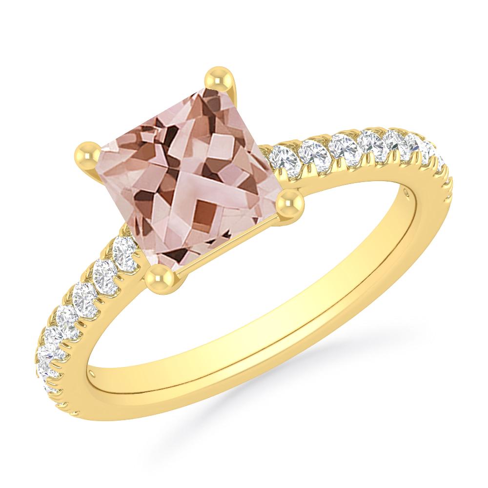 Yellow Gold - Morganite