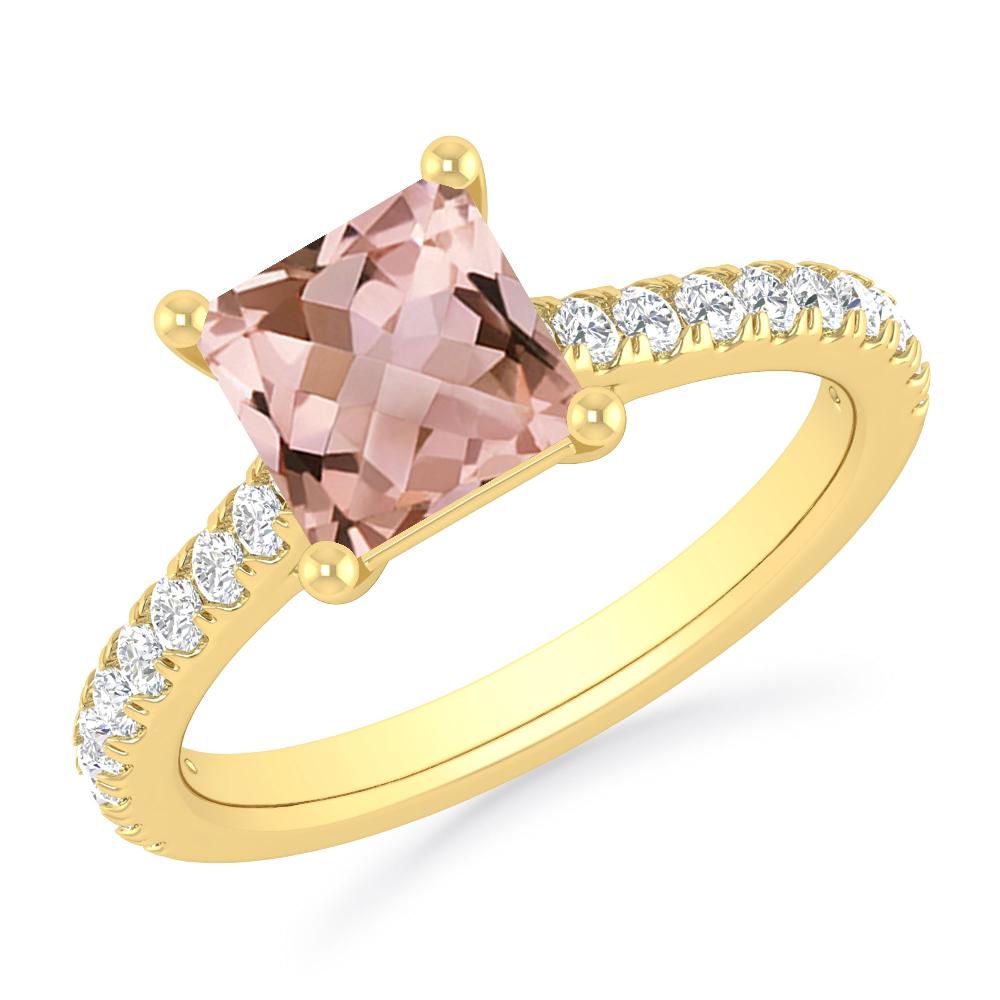 Yellow Gold - Morganite