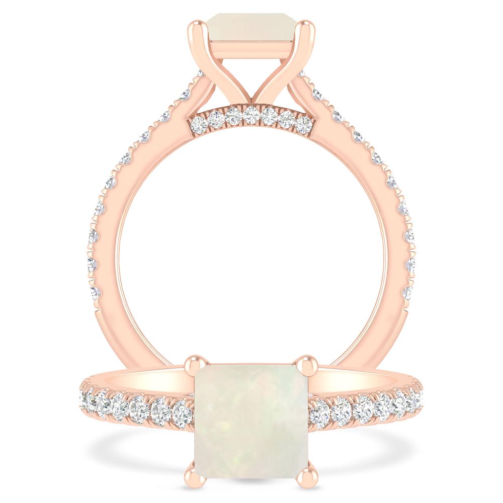 Rose Gold - Opal