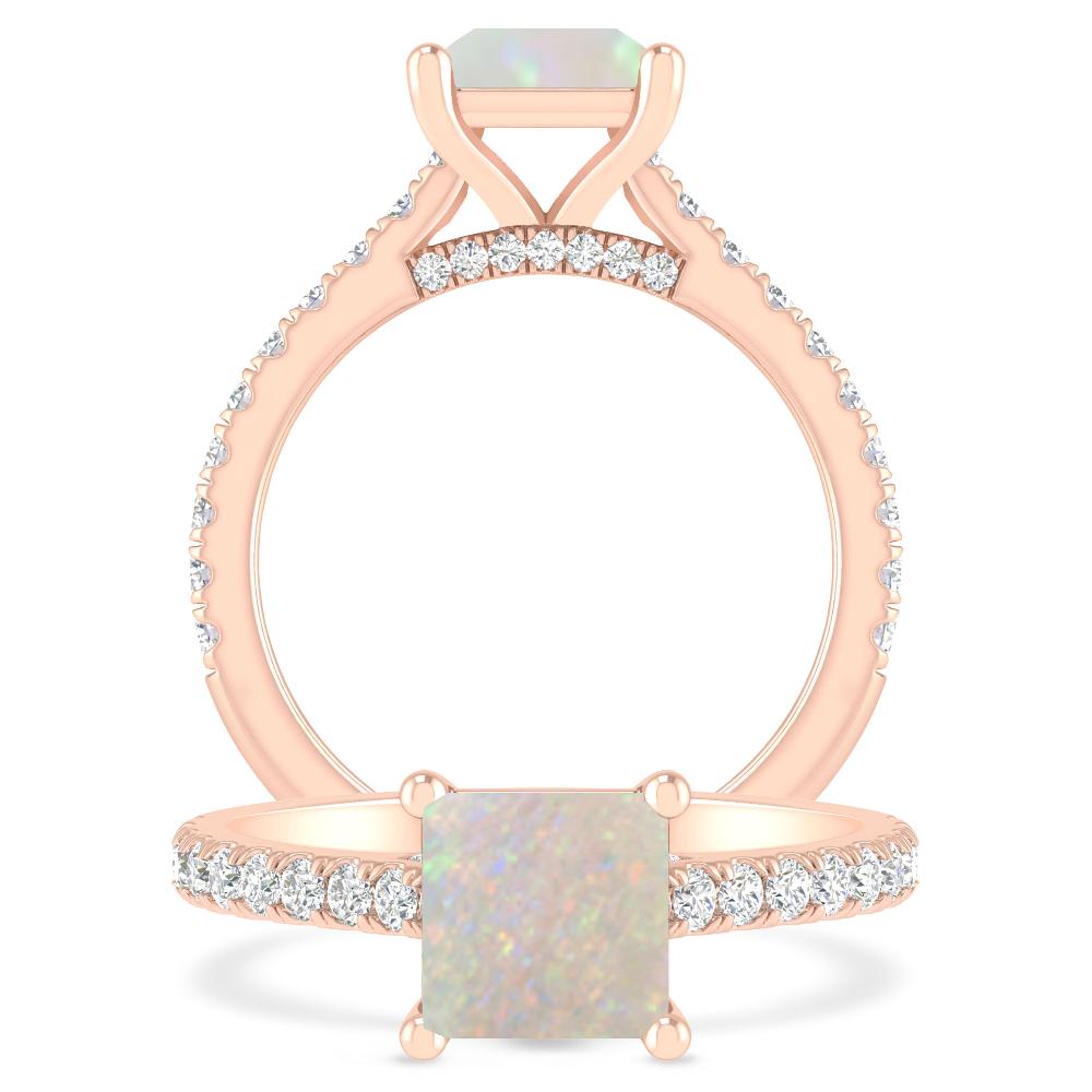 Rose Gold - Opal