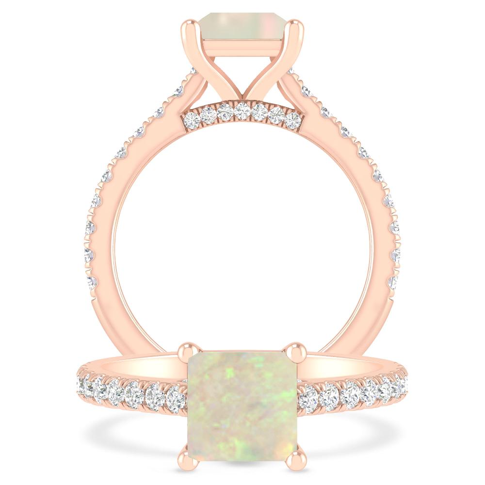 Rose Gold - Opal