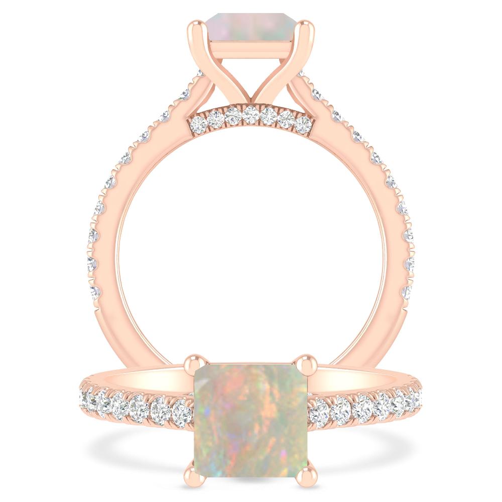 Rose Gold - Opal