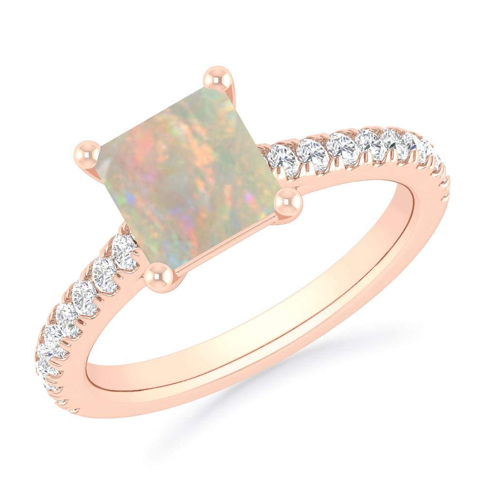 Rose Gold - Opal