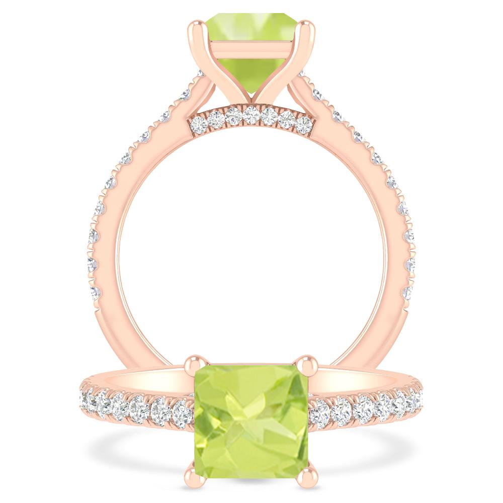 Rose Gold - Peridot