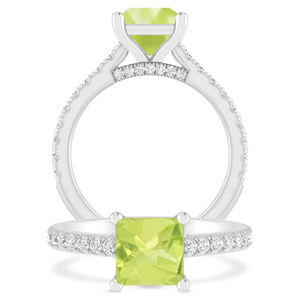 White Gold - Peridot