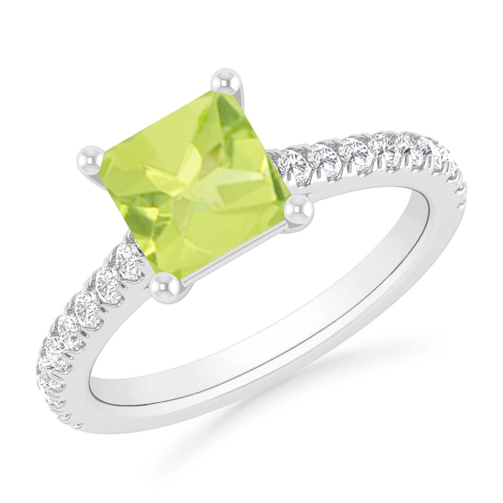 White Gold - Peridot