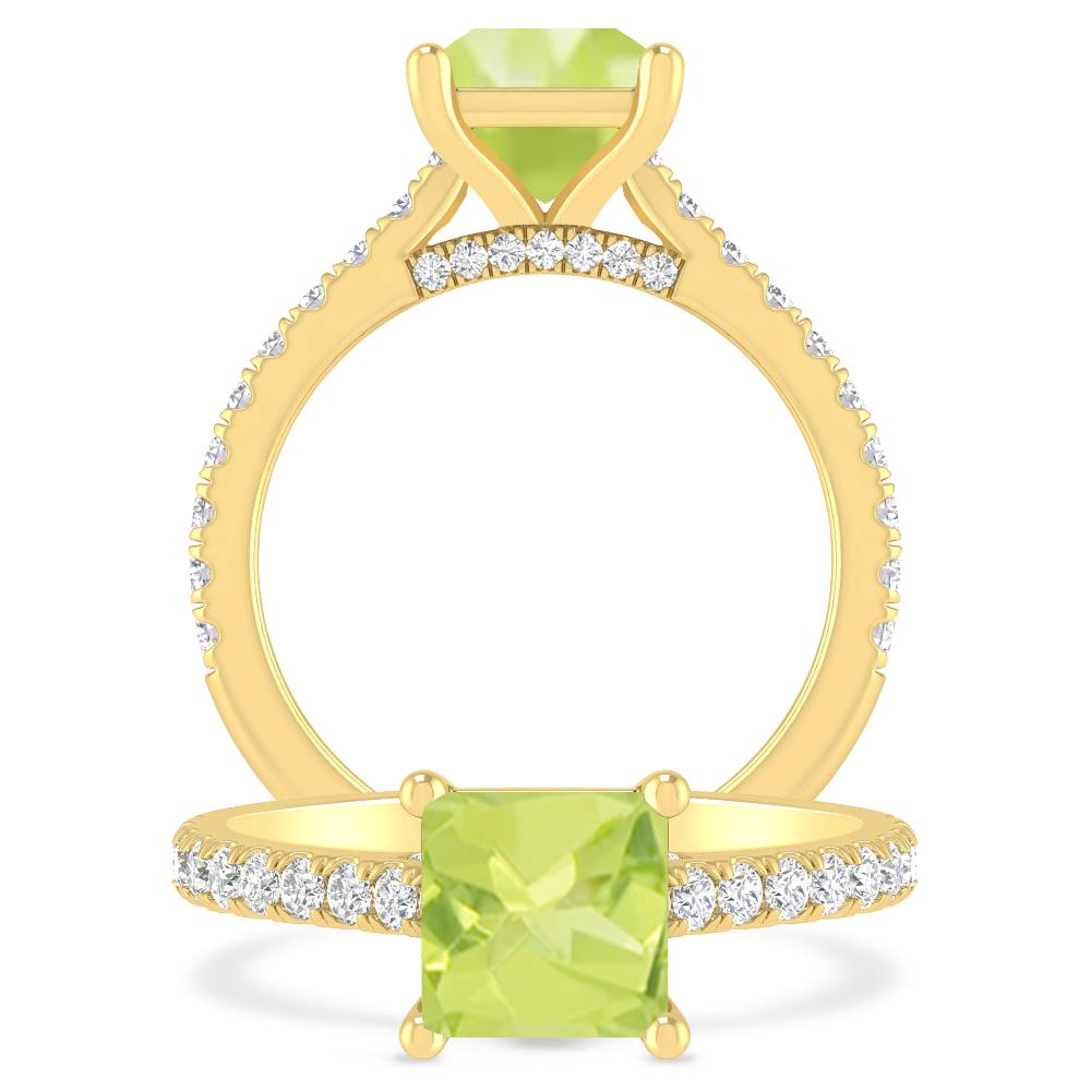 Yellow Gold - Peridot