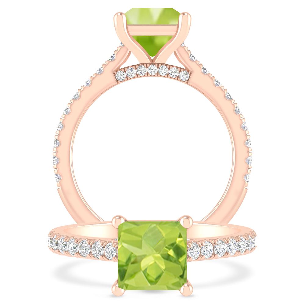 Rose Gold - Peridot