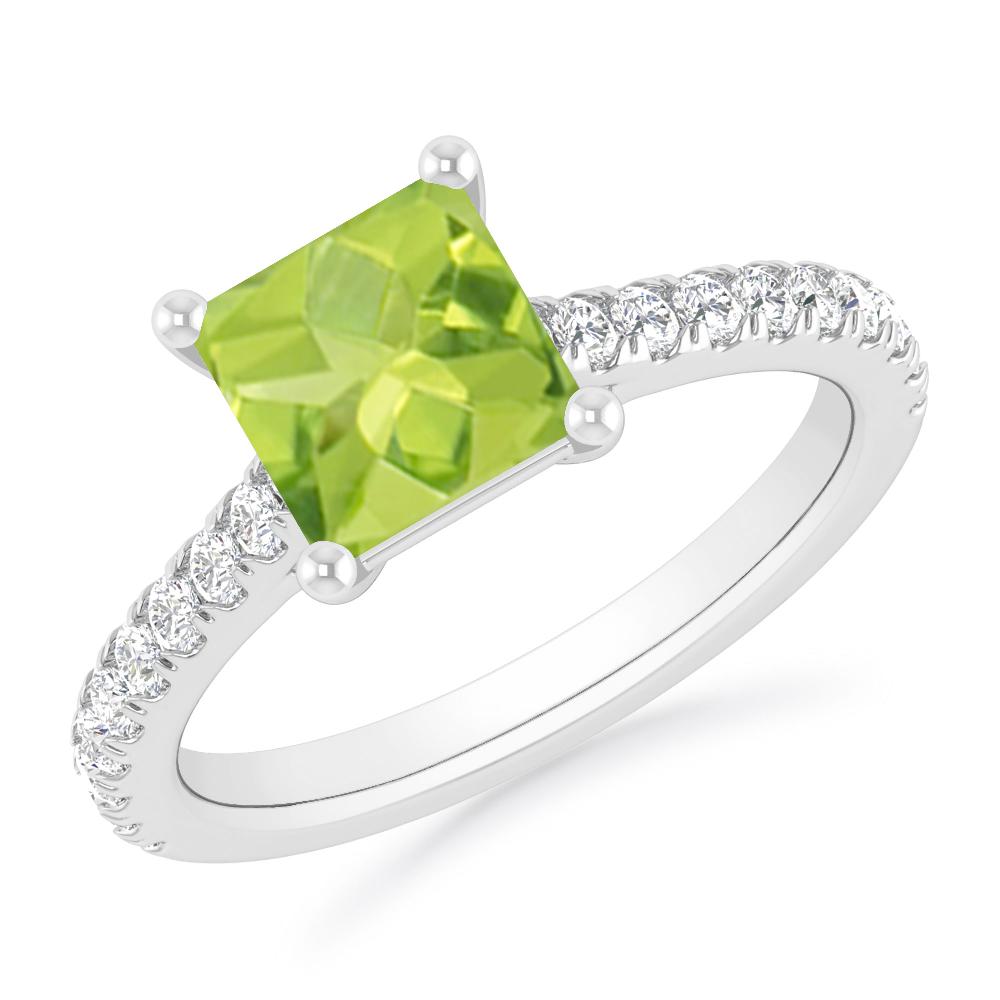 White Gold - Peridot