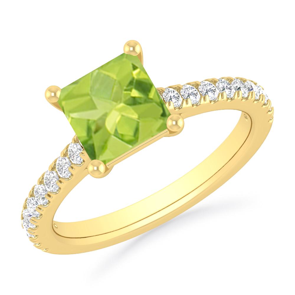 Yellow Gold - Peridot