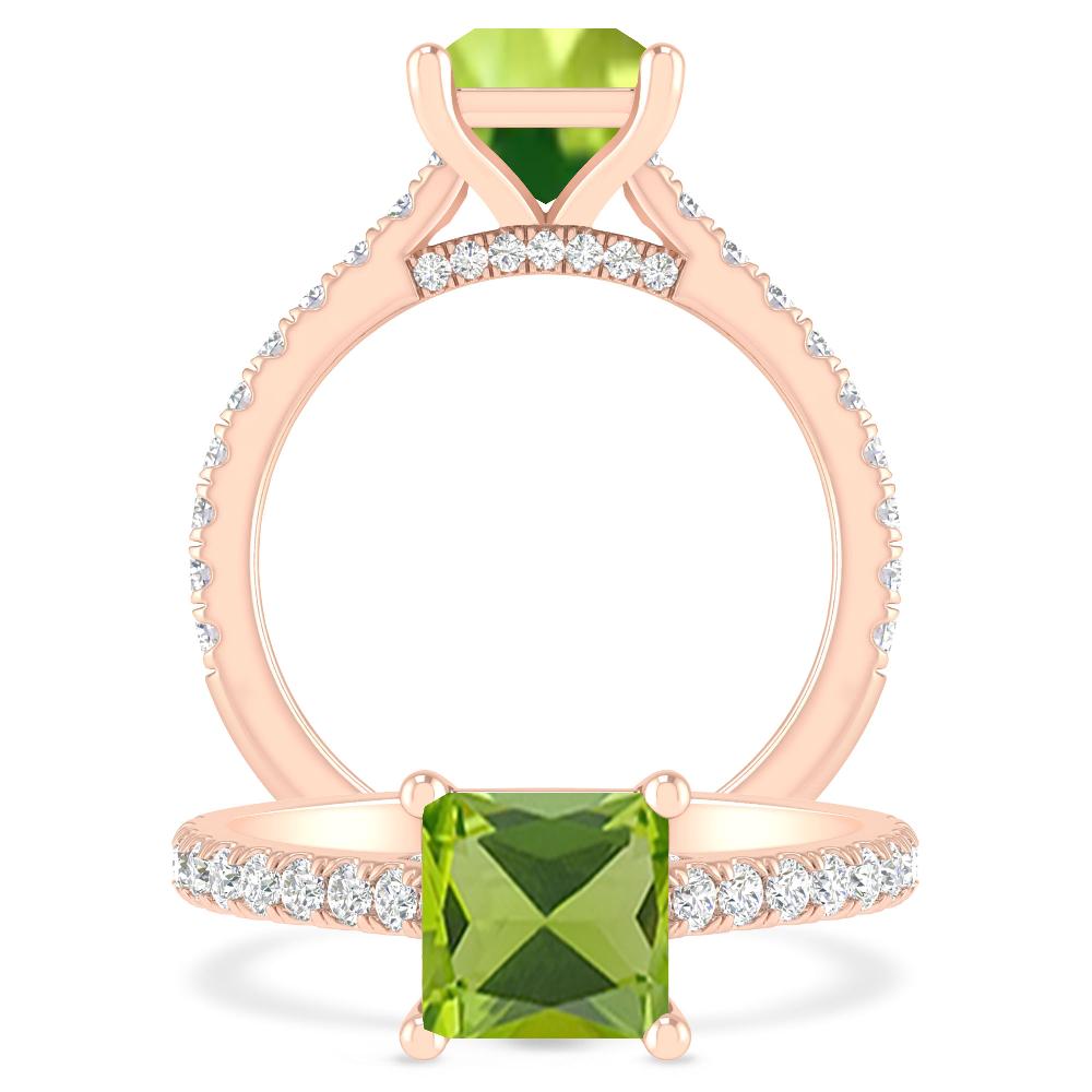 Rose Gold - Peridot