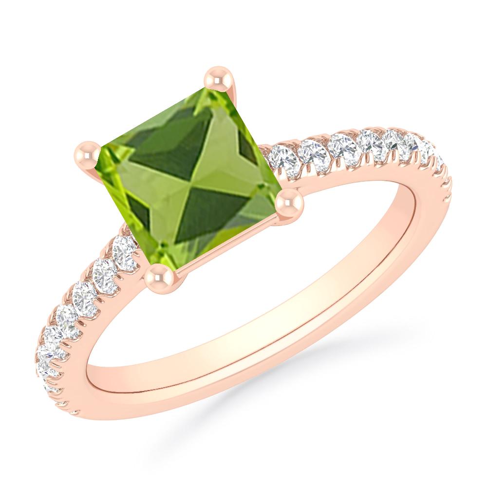 Rose Gold - Peridot