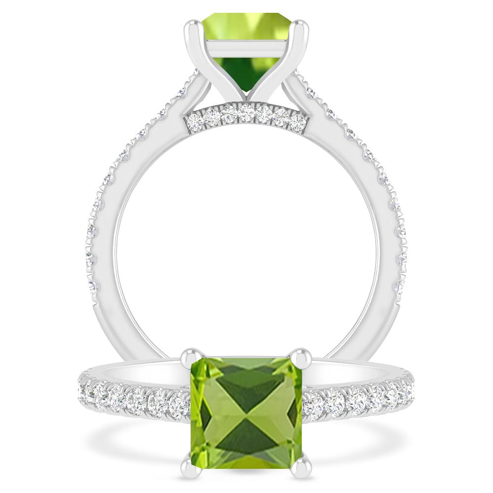 White Gold - Peridot