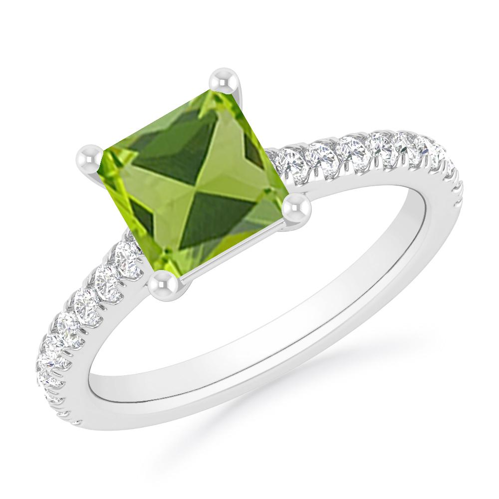 White Gold - Peridot