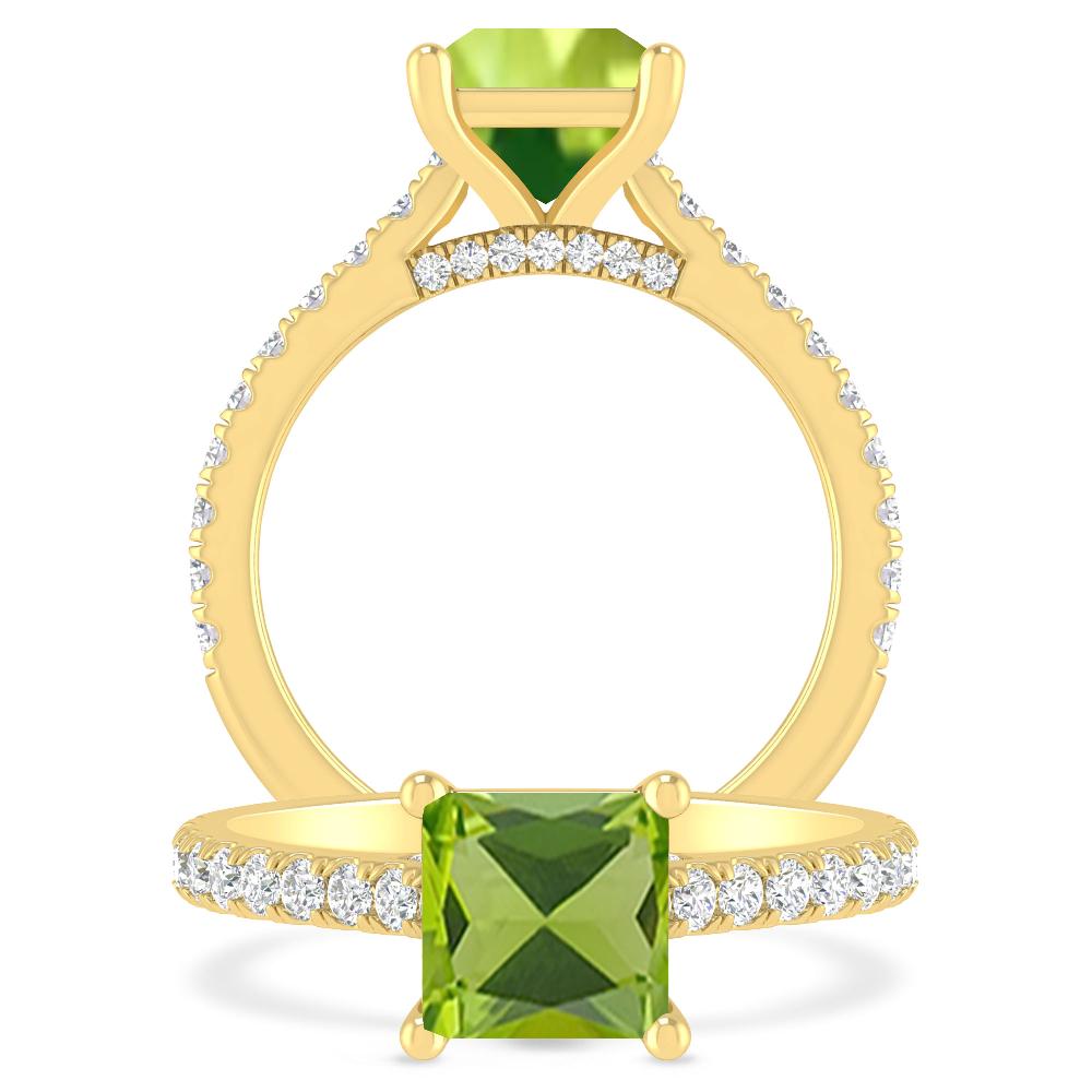 Yellow Gold - Peridot