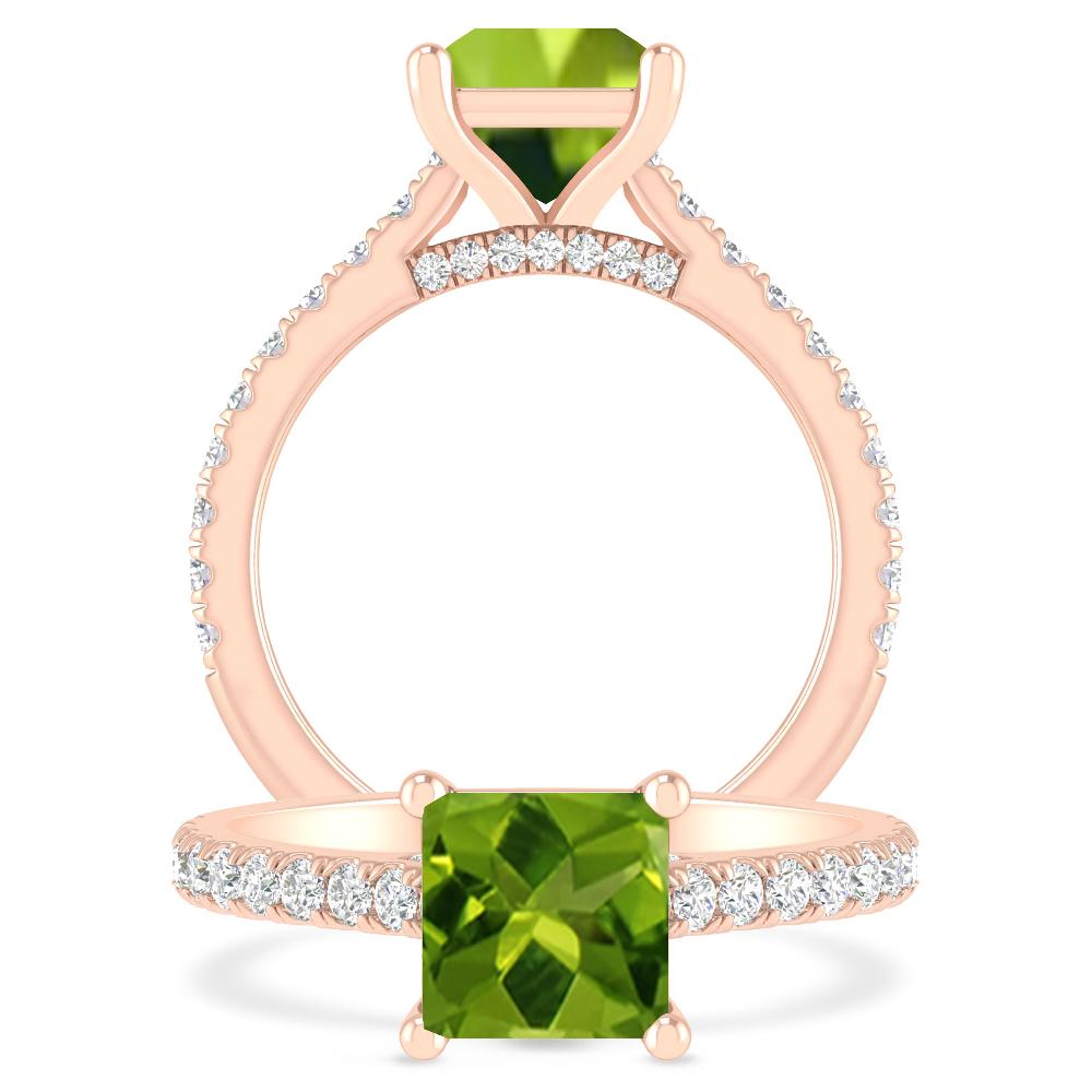 Rose Gold - Peridot