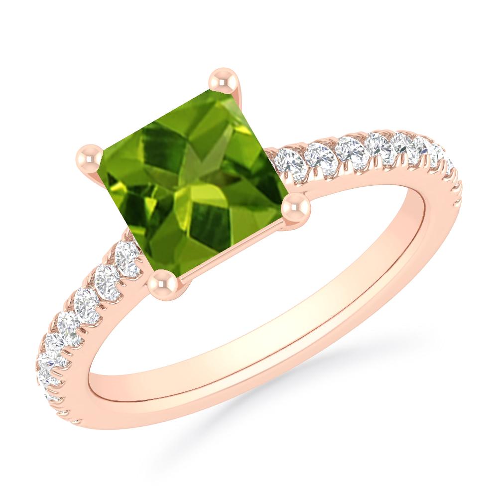 Rose Gold - Peridot