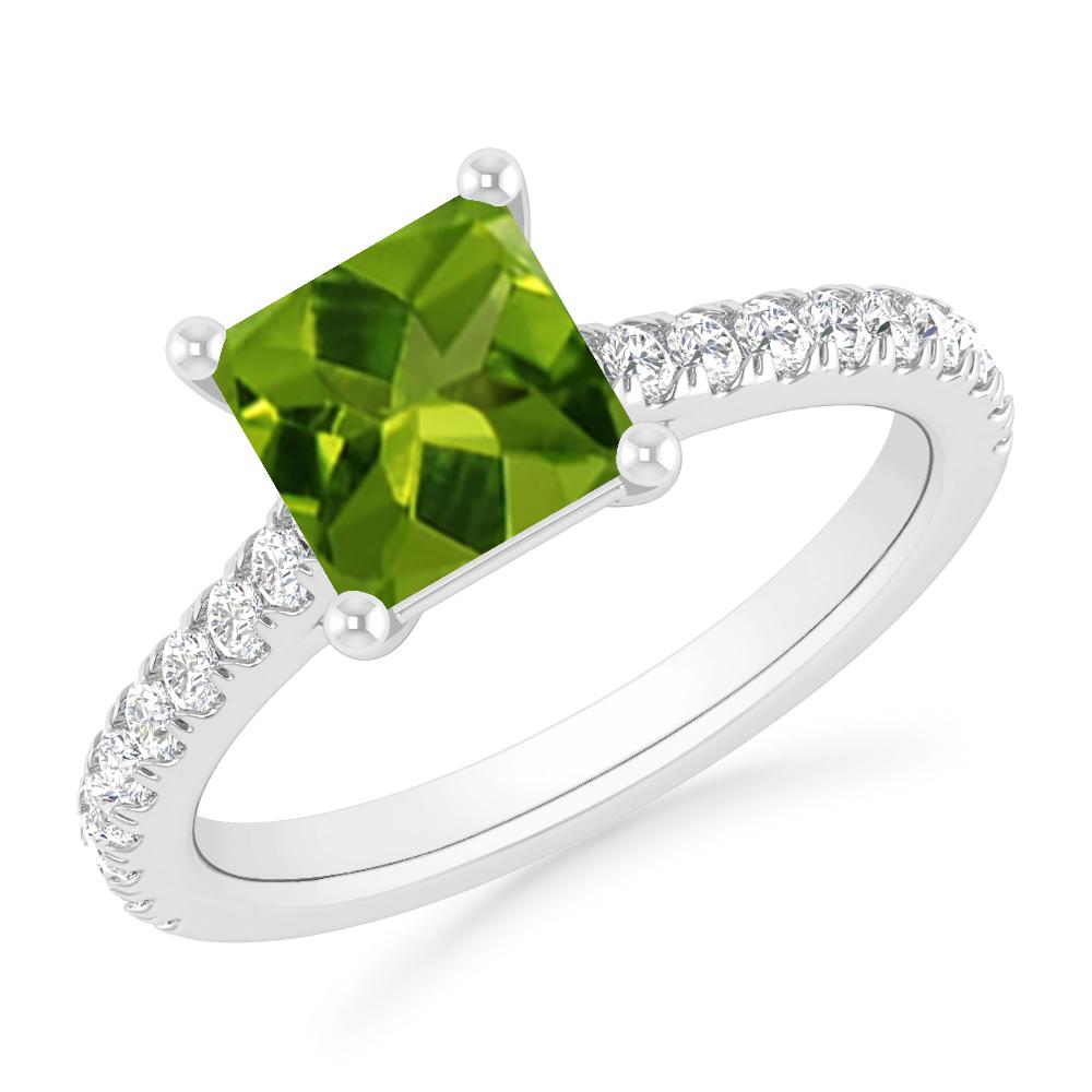 White Gold - Peridot