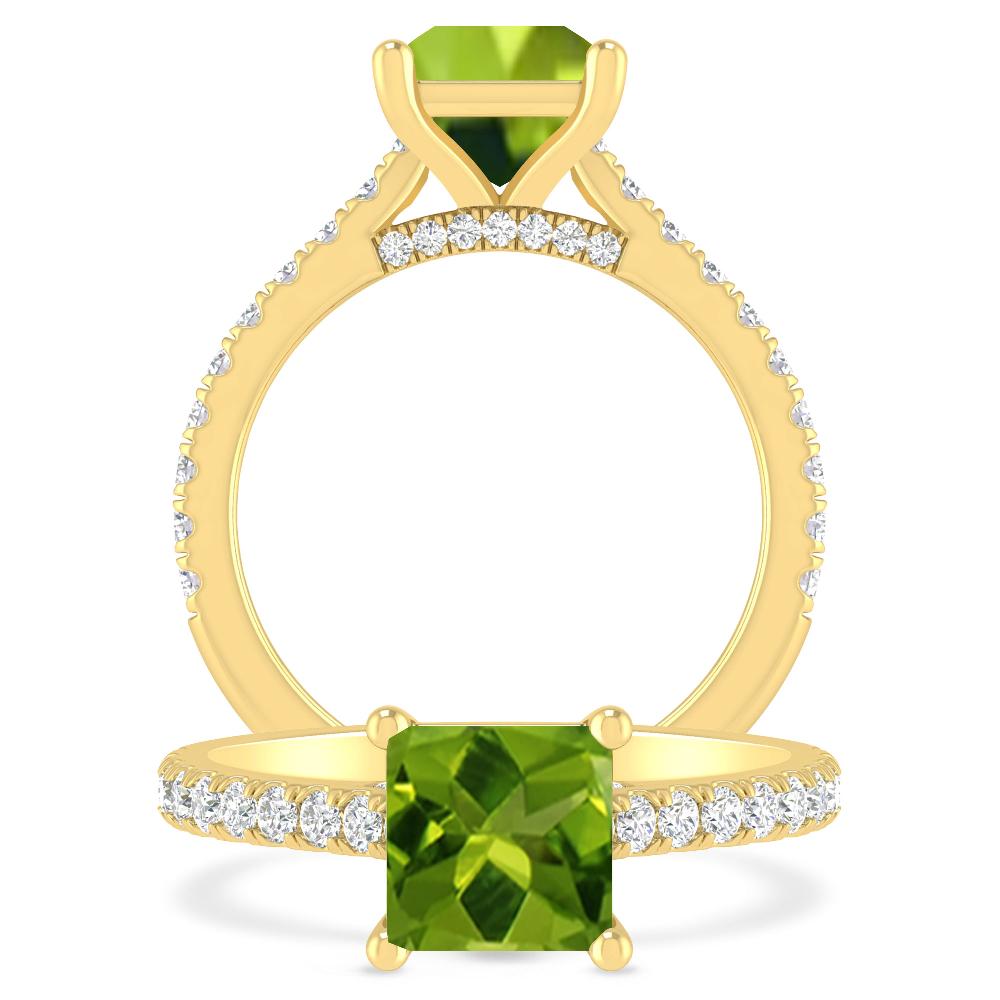 Yellow Gold - Peridot