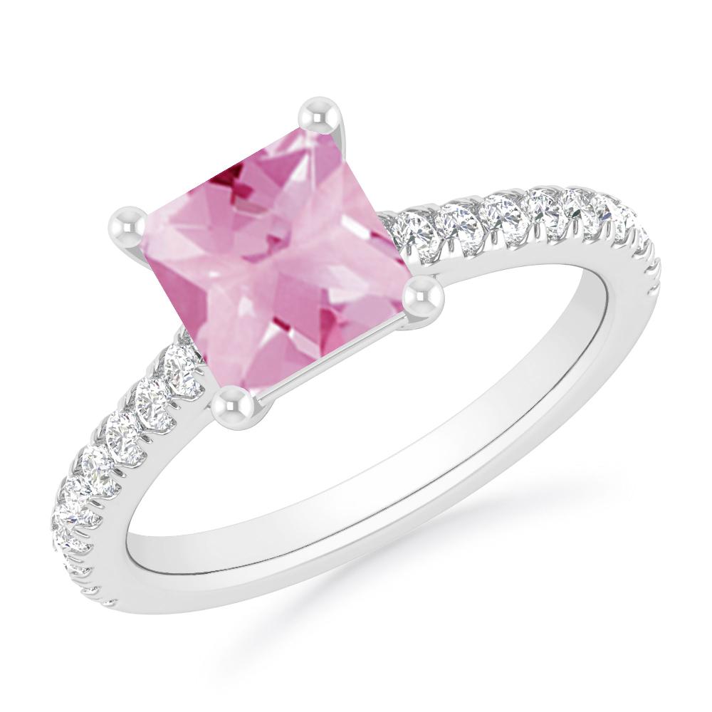 White Gold - Pink Tourmaline