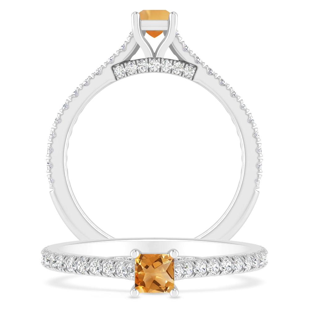 White Gold - Citrine