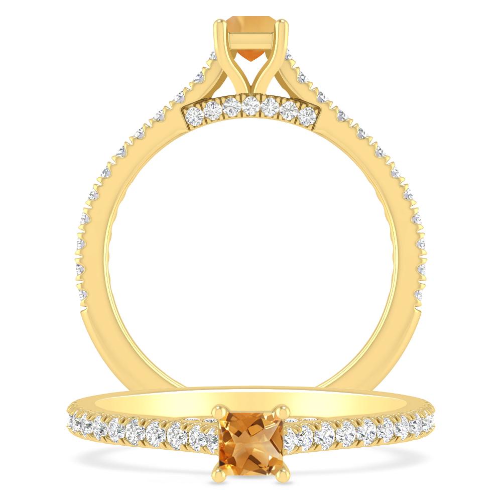 Yellow Gold - Citrine