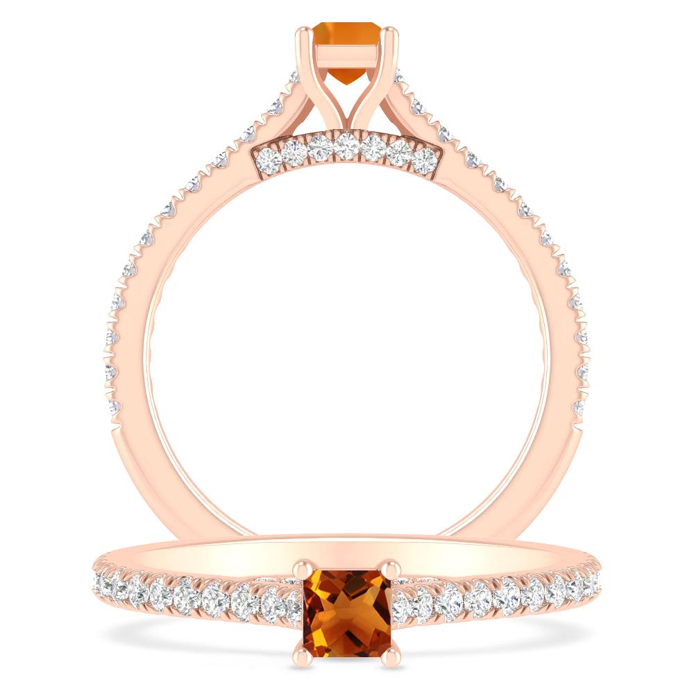 Rose Gold - Citrine